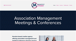 Desktop Screenshot of manifest-creative.com
